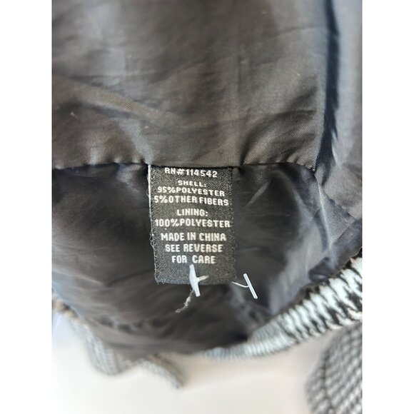 Jou Jou Womens Black & White Houndstooth Double-Breasted Coat Size L - Picture 6 of 9